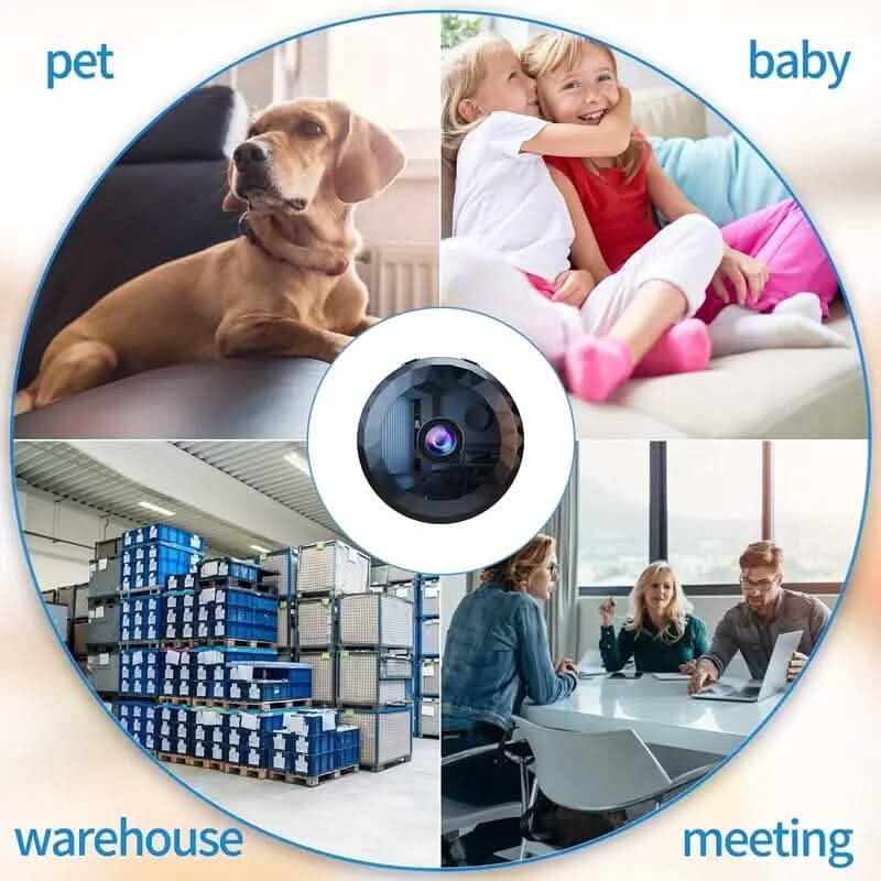 Mini HD 1080P Portable Hidden Camera with night vision and motion detection for discreet home security