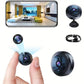 Mini HD 1080P portable hidden camera with night vision, motion detection, and Wi-Fi connectivity for discreet home security