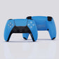 Blue PS5 Pro Pick controller with upgraded Magneto Mechs, Rear Beaver Buttons, and Smart Triggers for competitive gaming