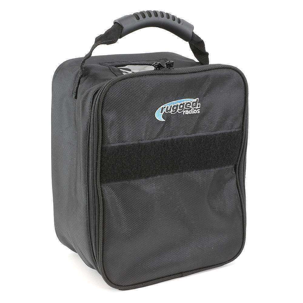Dual headset or medium storage bag with handle for reliable motorcycle gear storage