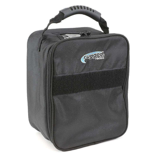 Dual headset or medium storage bag with handle for reliable motorcycle gear storage