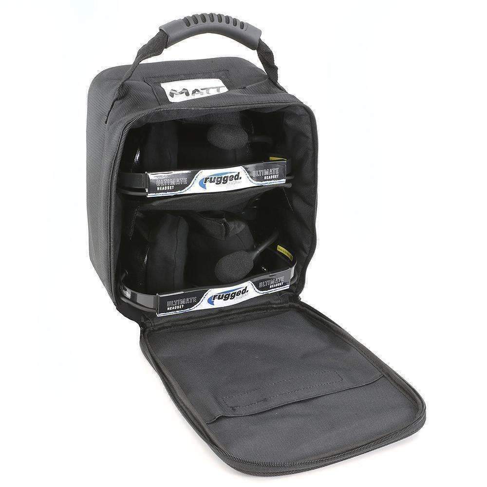 Dual Headset or Medium Storage Bag with Handle for reliable and safe riding gear storage