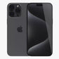 Apple iPhone 15 Pro black unlocked smartphone with 128GB storage